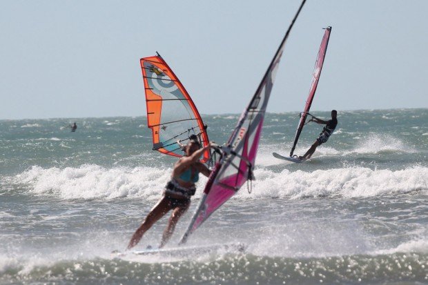 "Windsurfer at Big Lagoon"