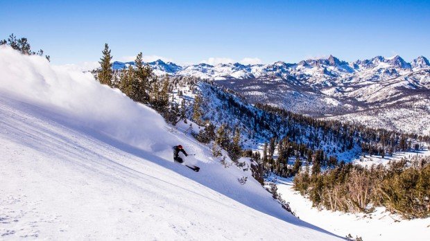 "ALPINE SKIING AT MAMMOTH MOUNTAIN"