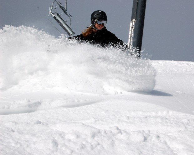 "Alpine Skier at Winter Park Ski Resort"