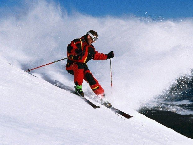 "Alpine Skiing Diamond Head Trail"