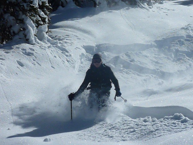 "Alpine Skiing at Berthoud Pass"