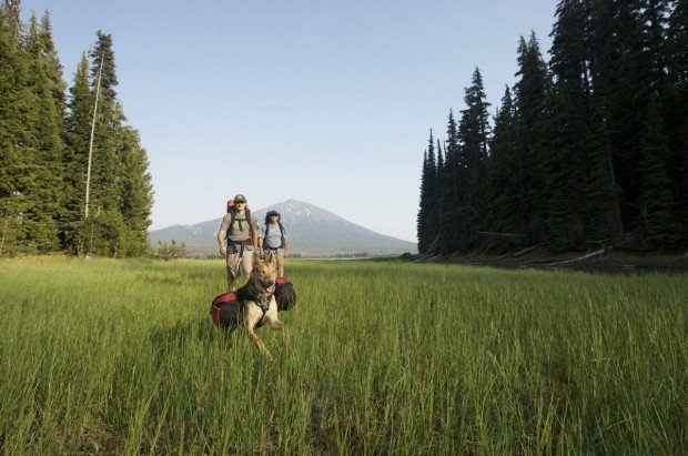 "Backpackers at Black Butte"