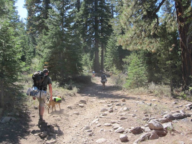 "Backpackers at Kennedy Meadows"