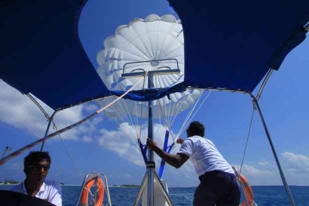 "Big Lagoon Parasailing"