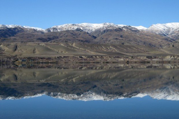 "Boat Ramp in Lake Dunstan"