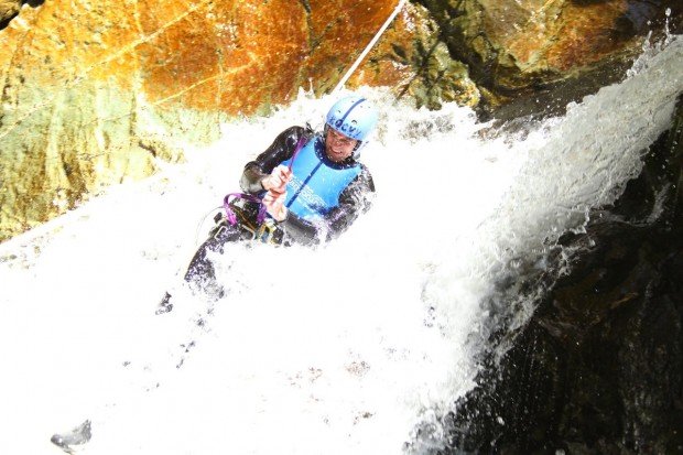 "Canyoning at Queenstown Canyon"