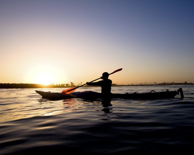 "Carpinteria State Beach Kayaker"