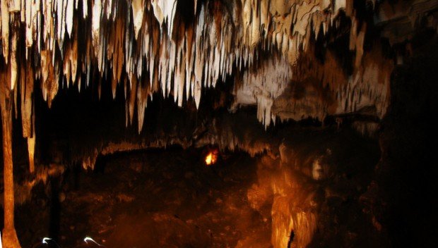 "Magnificent and kind of scary views at Mercer Caverns"