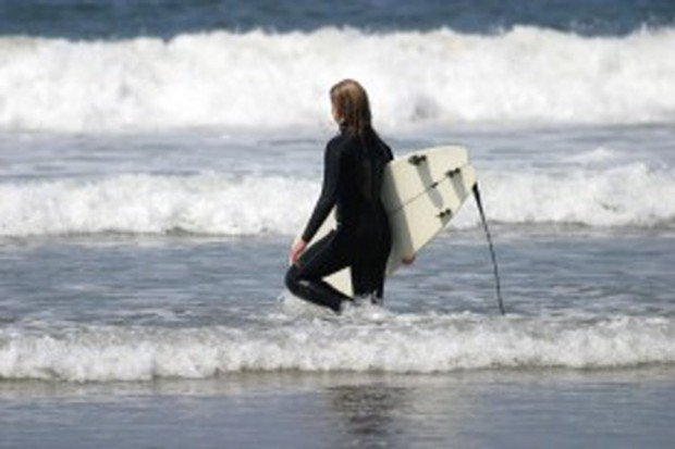 "Crescent South Beach Surfing"