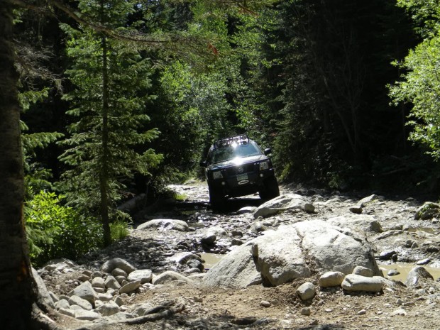 "Four Wheel Driving at Coney Flats"