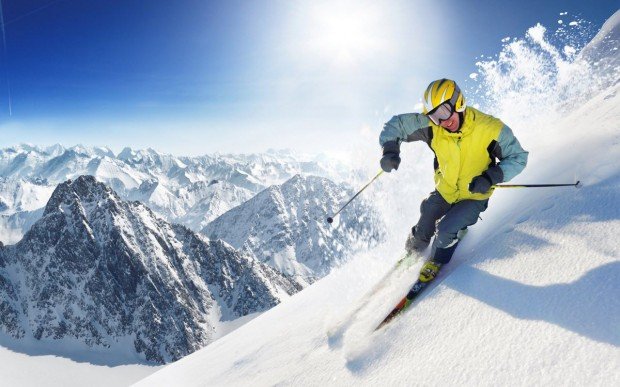"Heavenly Alpine Skiing"