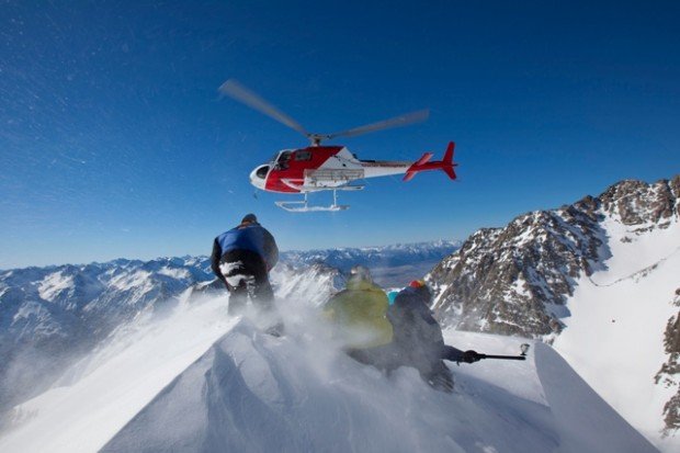 "Heli-Skiing at Arrowsmith, Methven"