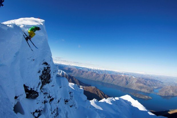 "Heli-Skiing at Wanaka"