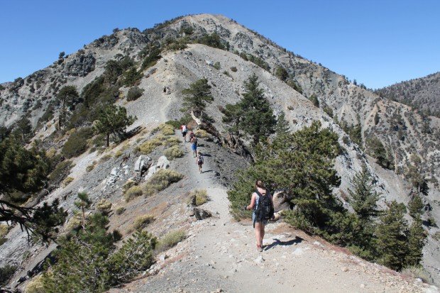 "Hikers at Mount Baldy"
