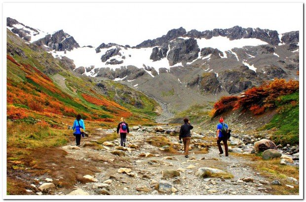 "Hiking Glacier Martial"