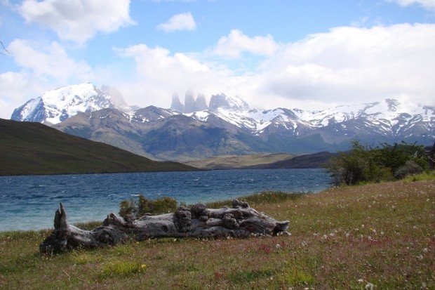 "Hiking Paine Lake Circuit Trail"