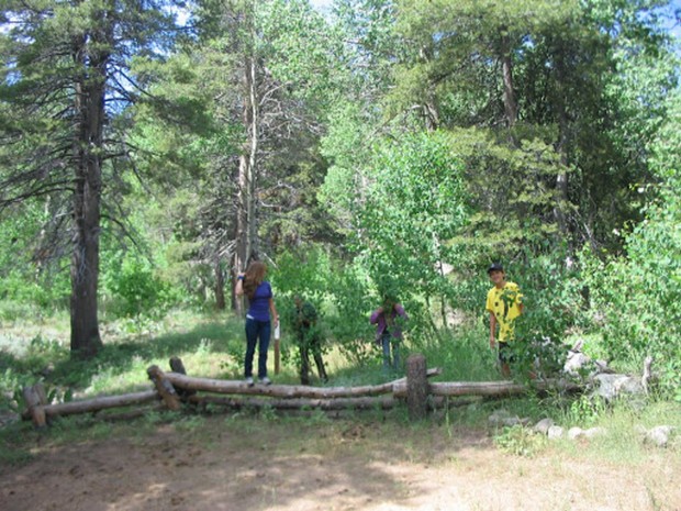 "Hiking at Clavey River"