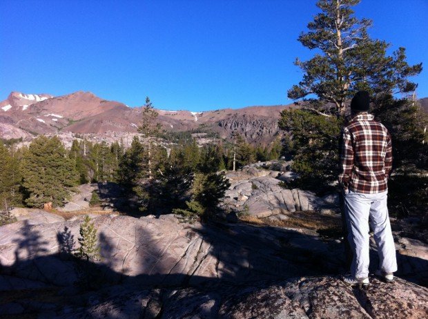 "Hiking at Leavitt Meadow"