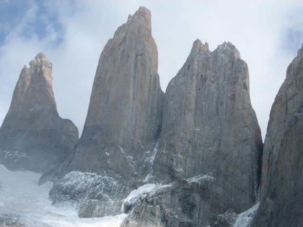 "Ice Climbing Torre Central Climb"