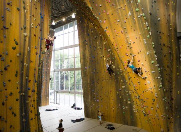 "Indoor Rock Climbers"