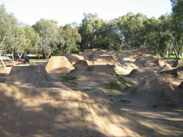 "Jumps at Kurrangga Park BMX Track"