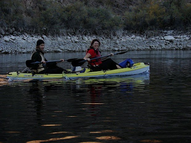 "Kayakers at Ebbetts Pass"