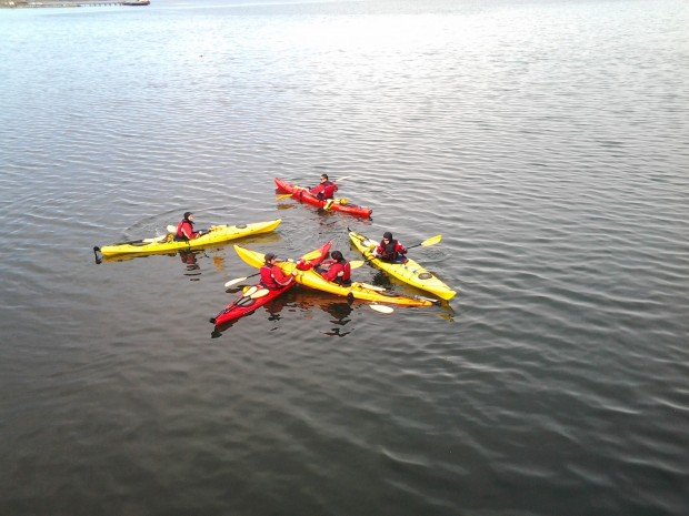 "Kayaking Eberhard Fjord"