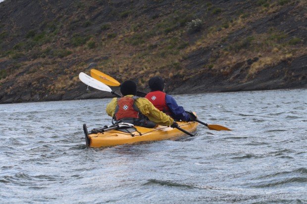 "Kayaking Eberhard Fjord"