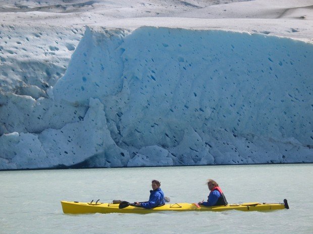 "Kayaking Tyndall Glacier"