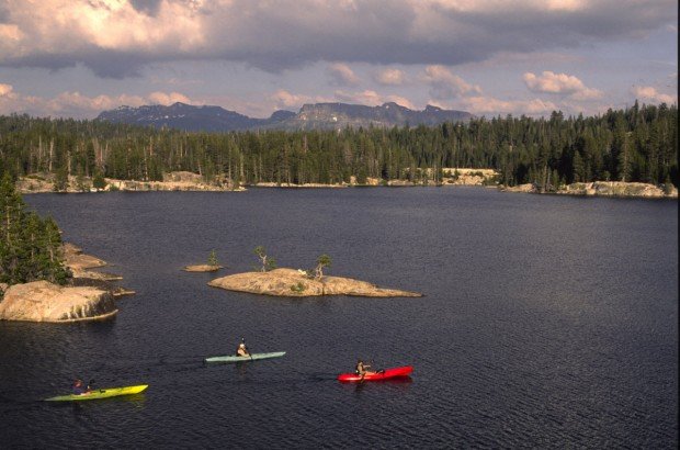 "Kayaking at Ebbetts Pass"