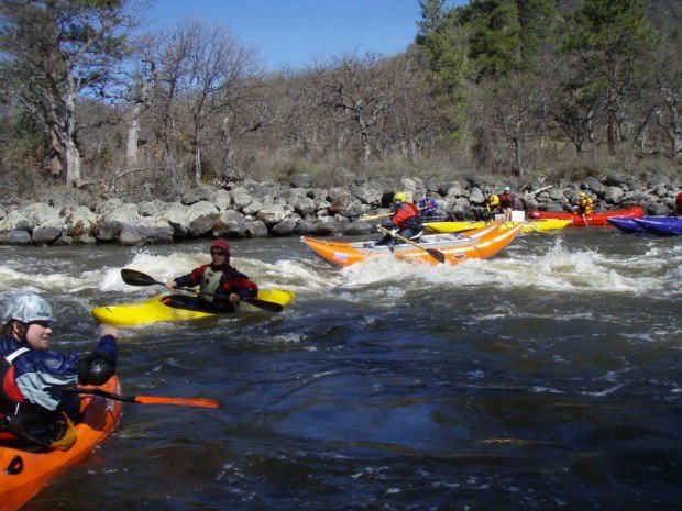 "Kayaking at Klamath River"
