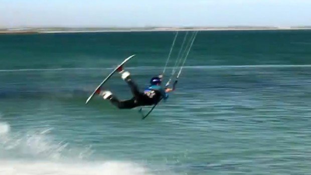 "Kite Surfing at North Haven Beach"