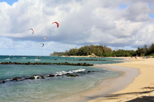 "Kitesurfing Kite Beach"