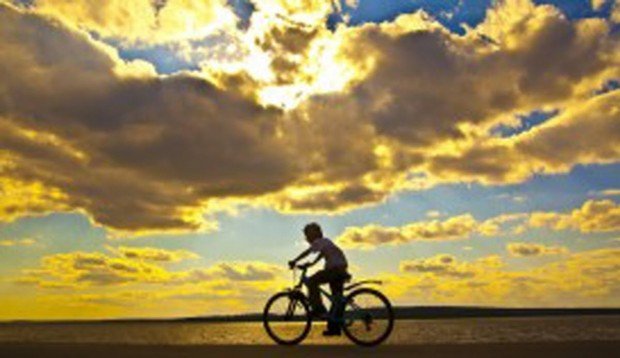 "Mammoth Lakes Bicyclist"