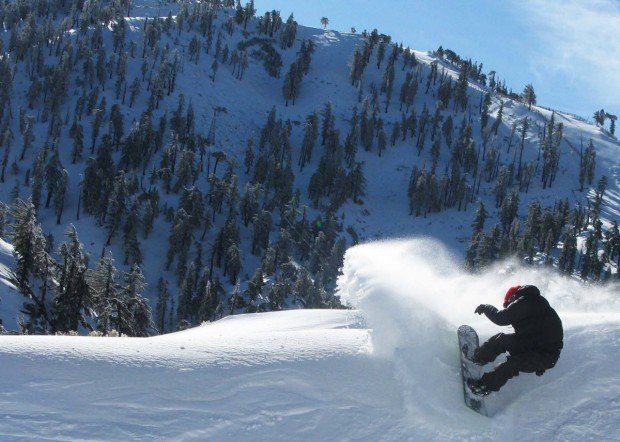 "Mount Baldy Snowboarding"