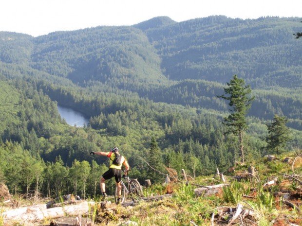 "Mountain Biker at Cedar Ridge"