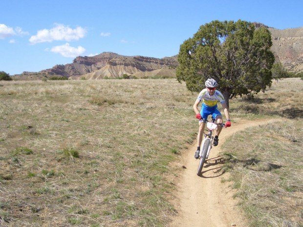 "Mountain Biker at Rabbit Mountain"