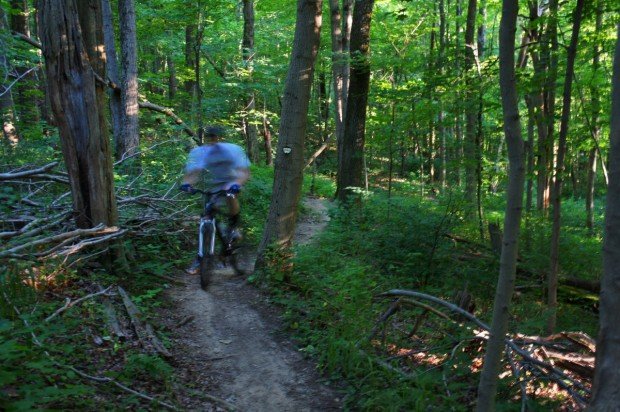 "Mountain Biking at East Boulder"