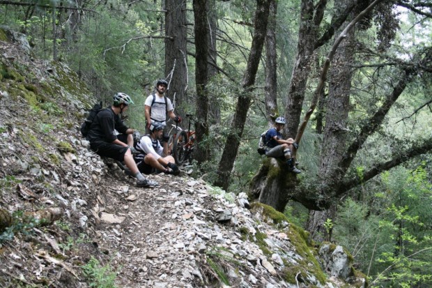 "Mountain Biking at Mount Shasta"