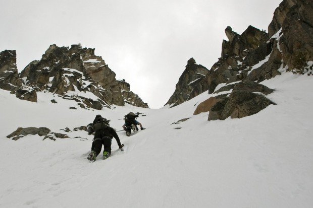 "Mountain Climbing Colchuck Peak"