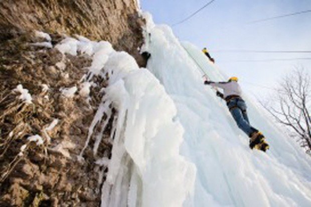 "North Lake Tahoe Ice Climbing"