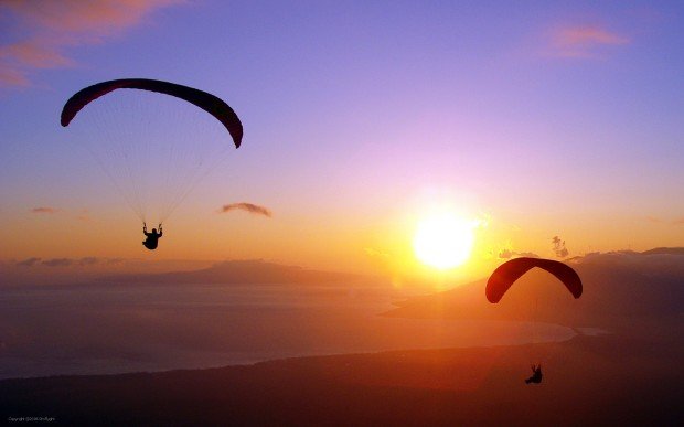 "Paragliding Icicle Creek Launch"