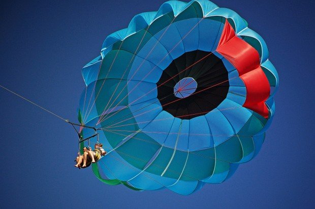 "Parasailing Kailua Bay"