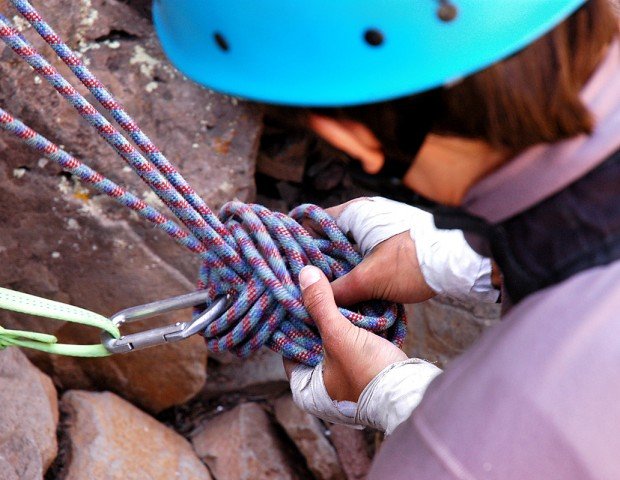 "Rock Climbing Colchuck Balanced Rock-Rikki Tikki Tavi Route"