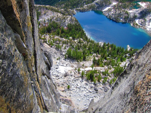 "Rock Climbing Prusik Peak, Stanley-Burgner Route"