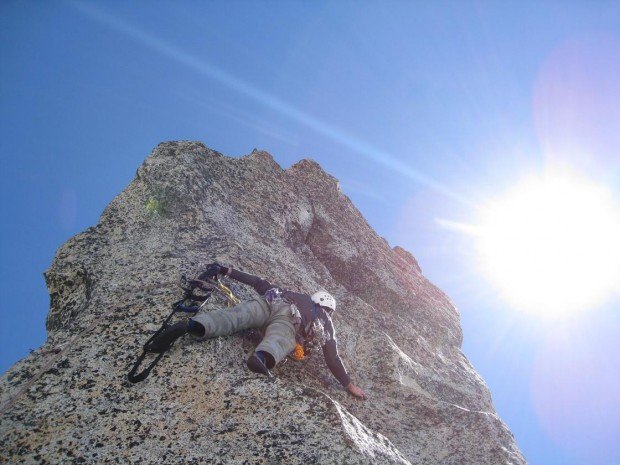 "Rock Climbing The Flagpole-Becky-Schoening Route"