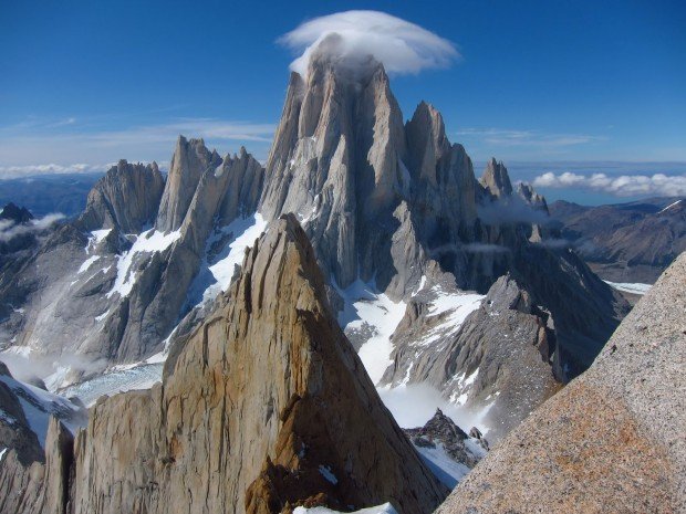 "Rock Climbing Torre Central Climb"