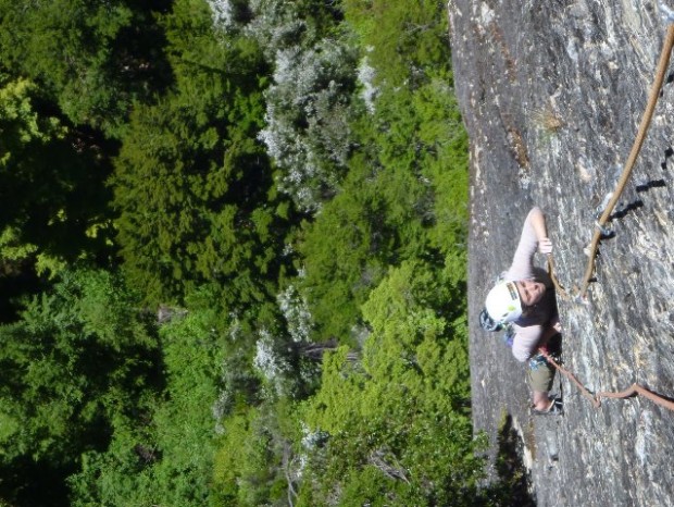 "Rock Climbing at Chinamans Bluff"