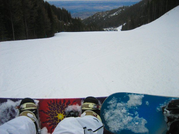 "Snowboarding Mission Ridge Ski Resort"
