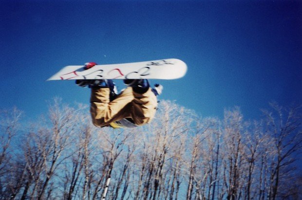 "Snowboarding at Donner Ski Ranch"